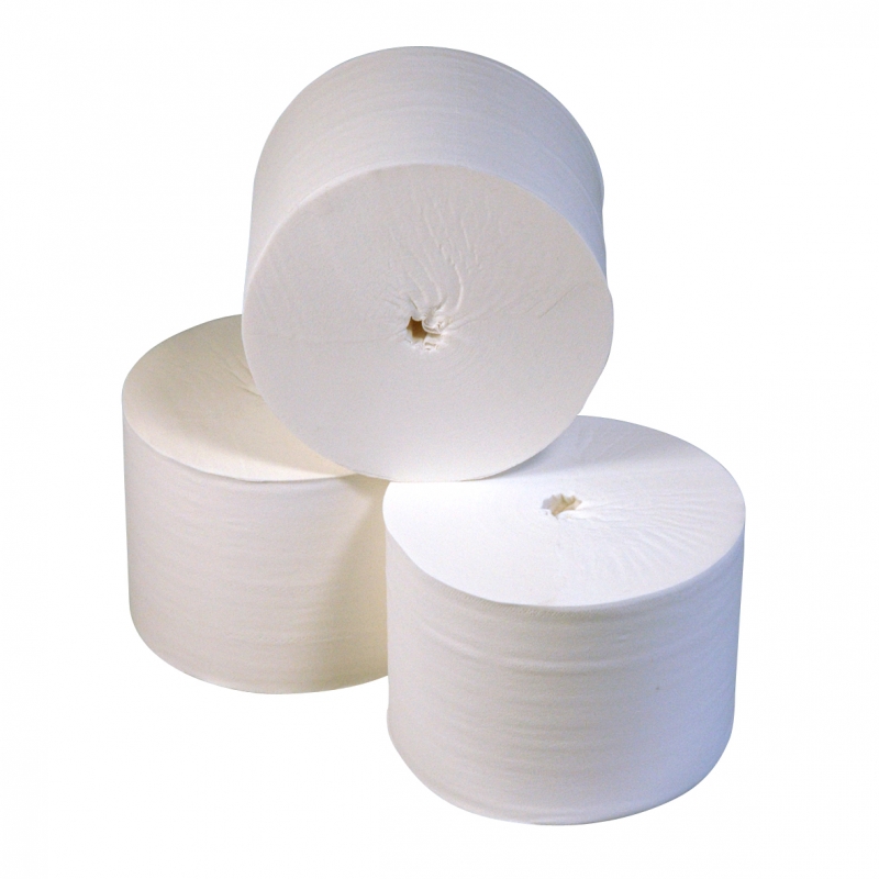 Coreless toiletrol 900 vel 2 laags