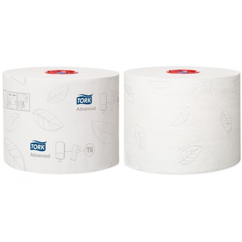 Tork Advanced toiletrol 2 laags wit 100 meter