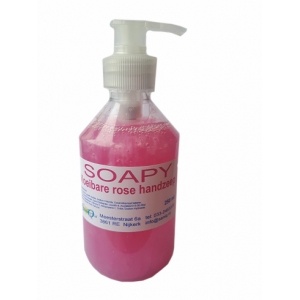 Soapy roze Creme zeep, inhoud 250 ml.